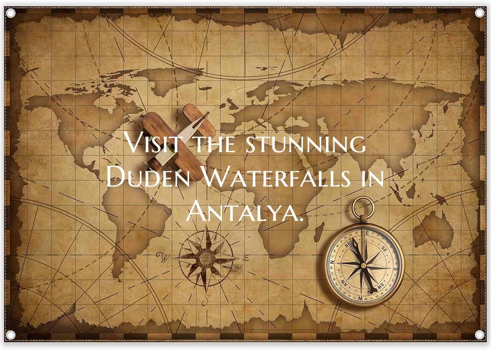 Visit the stunning Duden Waterfalls in Antalya.
