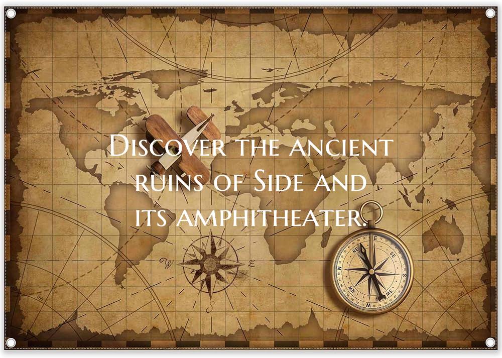 Discover the ancient ruins of Side and its amphith...